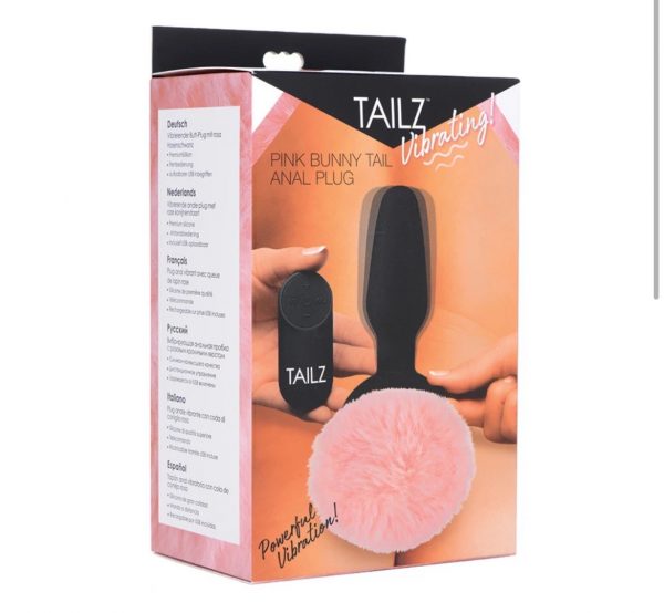 Vibrating bunny tail