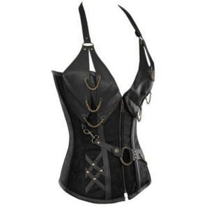 Victorian Leather Steampunk Corset