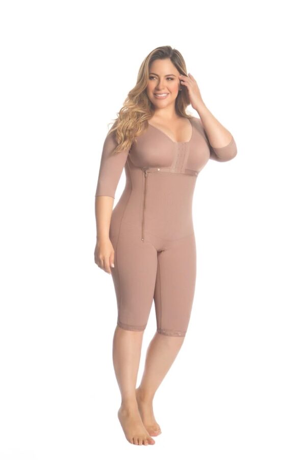 Body ShaperKnee Length with Bra and Sleeves Plus Size Love Language