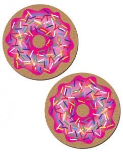 Pastease Donut with Pink Icing and Sprinkles Nipple Pasties